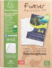 Bte de 100 Poches transparentes EXACOMPTA